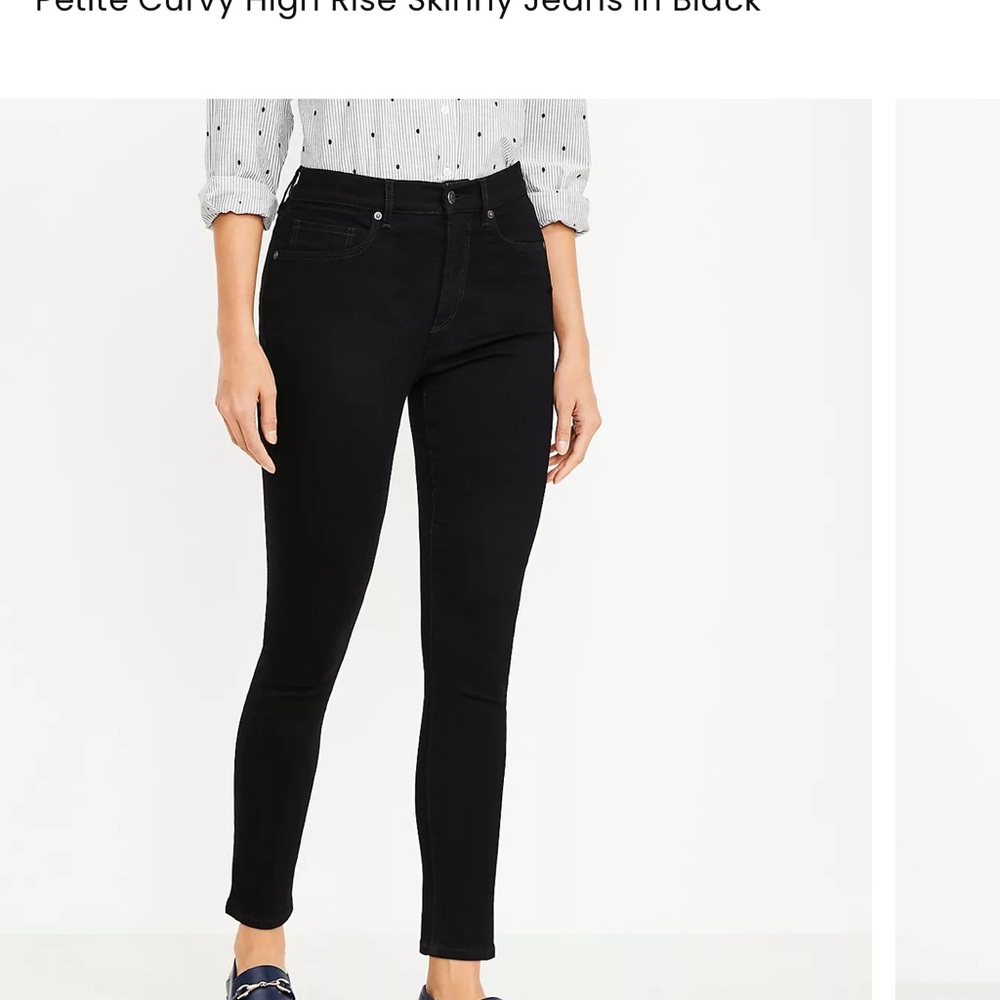 Black High-Rise Skinny Jeans